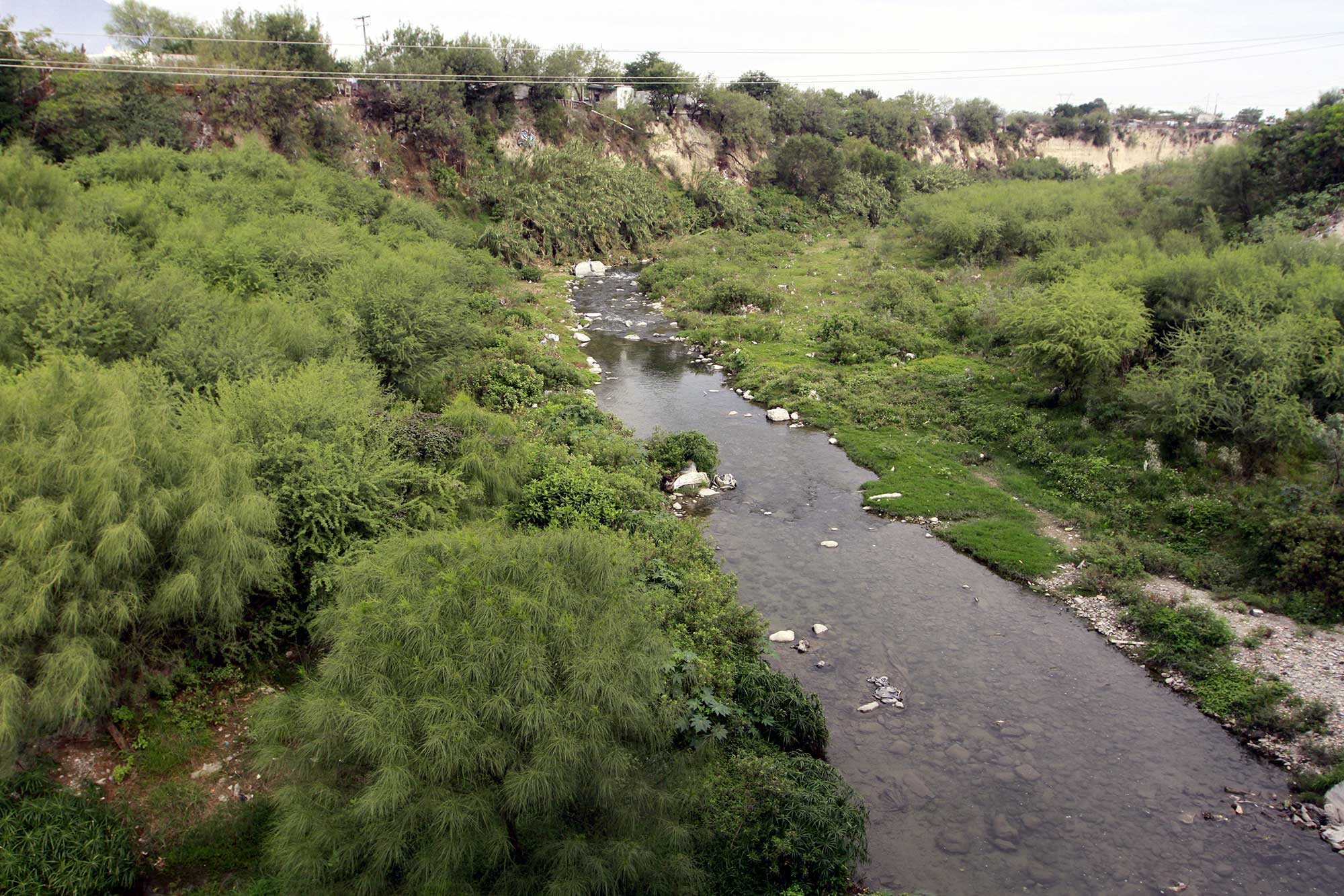 Localizan cadáver a orillas del río Pesquería