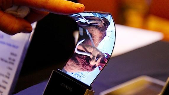 Samsung presentará la única pantalla flexible