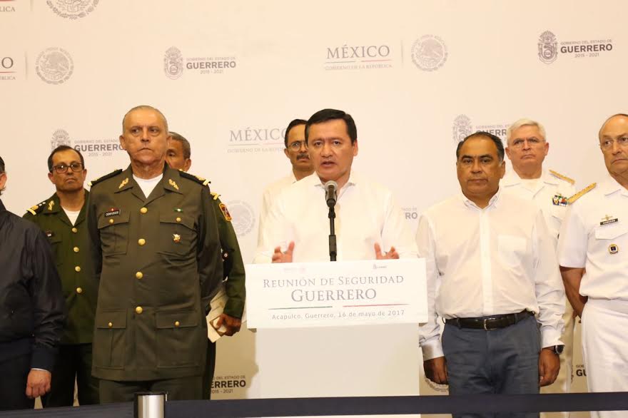 Federación respalda acciones de seguridad implementadas por Héctor Astudillo