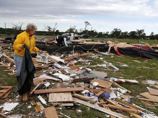 Van 14 muertos por tormentas en EE.UU. - tormenta