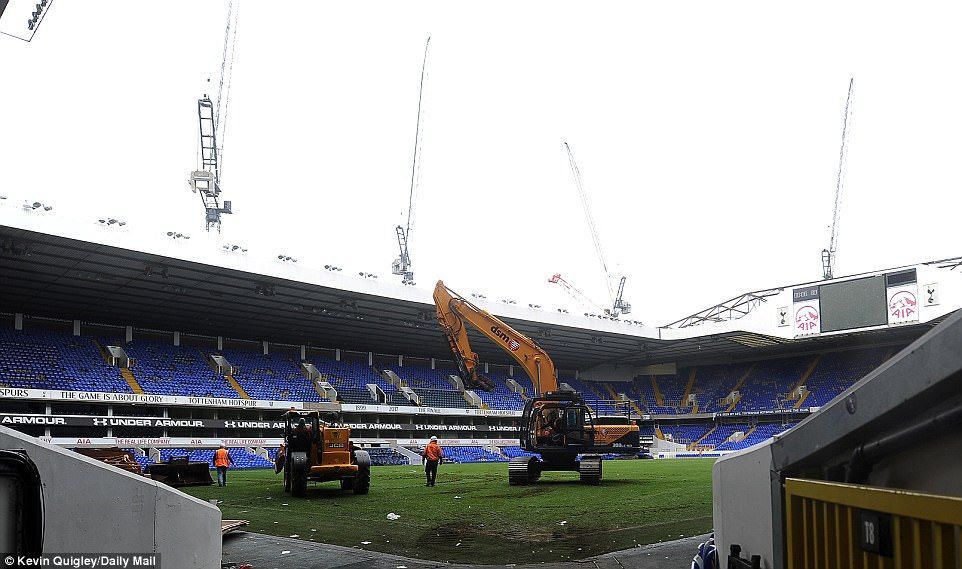 Comienza la demolición del estadio del Tottenham - tottenham-demolición-1