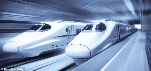 China tendrá el tren bala más rápido del mundo a 600 km/h China tendrá el tren bala más rápido del mundo a 600 km/h