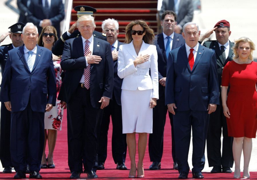 Trump visita Israel en busca de reiniciar las negociaciones de paz - trmp-israel