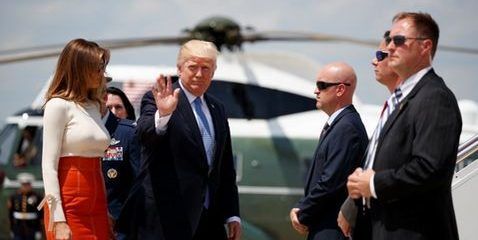 Trump realiza su primera gira al extranjero como presidente de EE.UU.