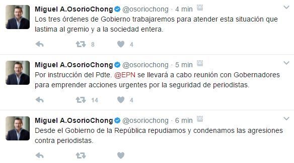 Osorio Chong anuncia llegada de mil elementos del Ejército a Guerrero - tuits-osorio-chong