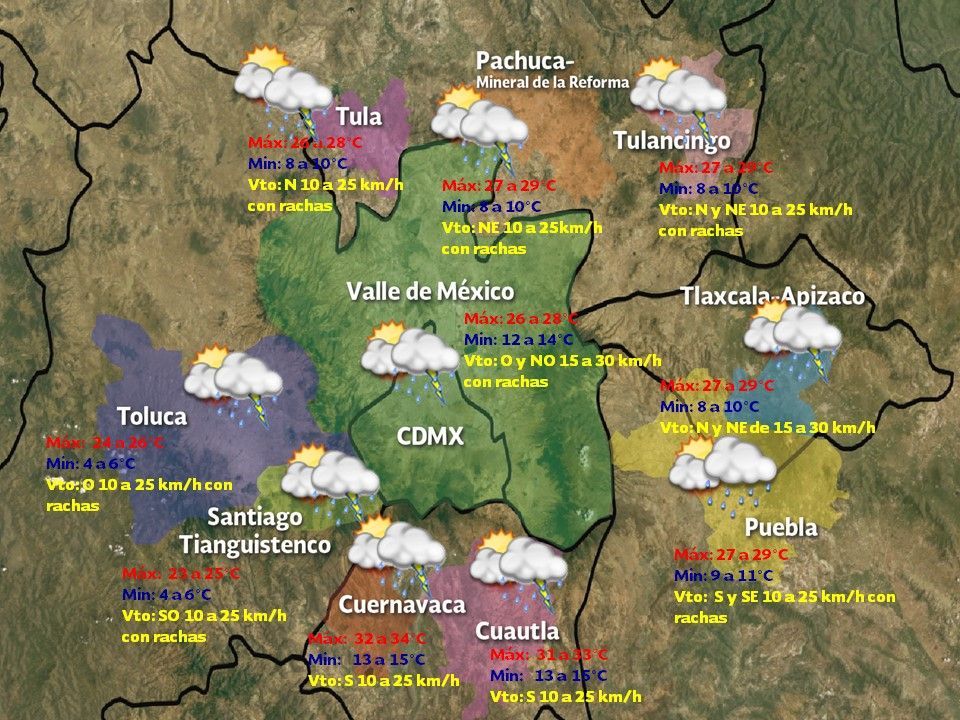 El frente frío 46 provocará vientos fuertes en el norte del país - vdm-0705