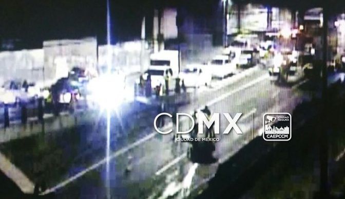 Liberan Autopista México-Toluca tras volcadura