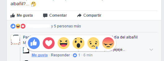 Facebook ya permite dejar reacciones en los comentarios - whats