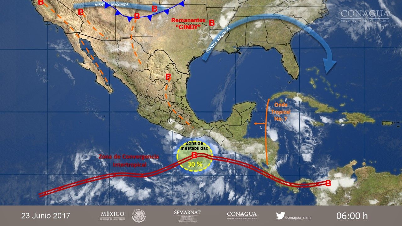 Prevalecerá el ambiente cálido en gran parte del país - 2306-2
