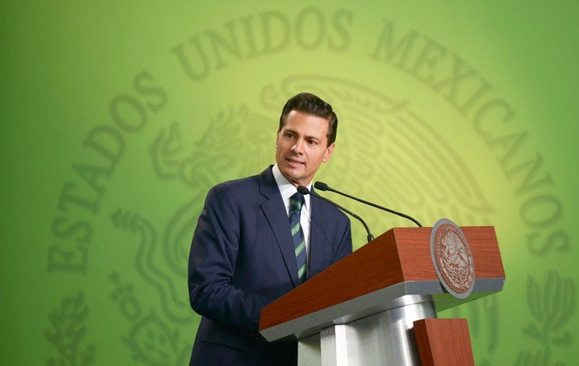 Peña Nieto dará mensaje en Palacio Nacional tras entrega de informe Peña Nieto dará mensaje en Palacio Nacional tras entrega de informe
