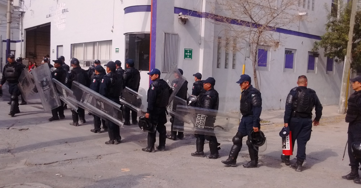 Policía Federal catea penal de Topo Chico