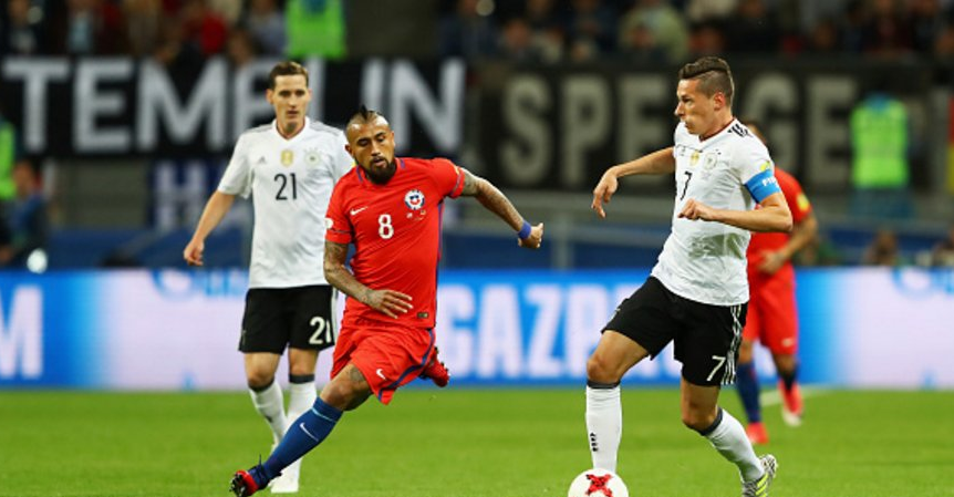 Chile y Alemania dejan en suspenso liderato de grupo