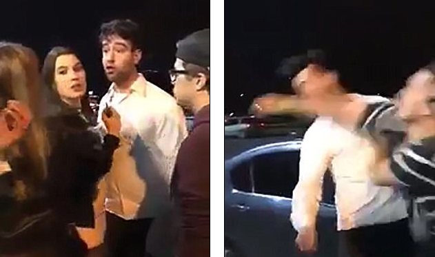 #Video Noquean a sujeto tras discutir con un grupo de mujeres