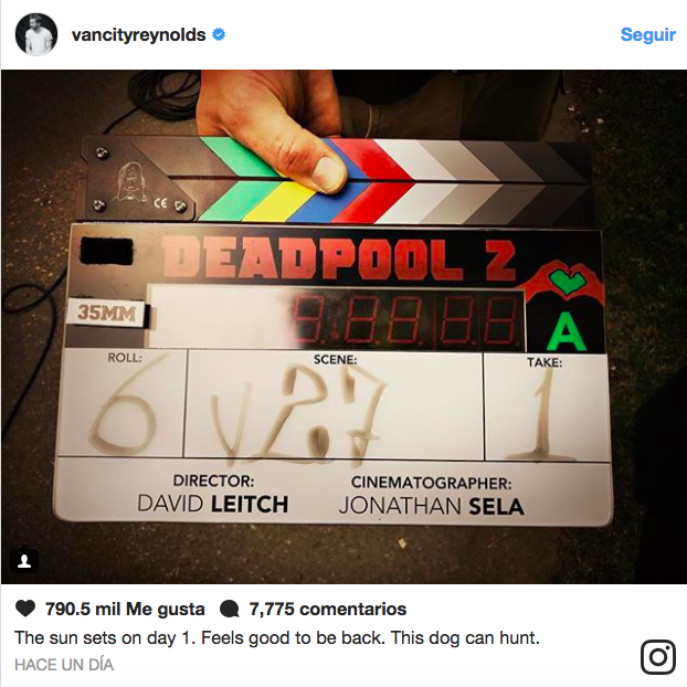 Ryan Reynolds ya graba la secuela de 'Deadpool' - Captura-de-pantalla-2017-06-28-a-las-8.18.28