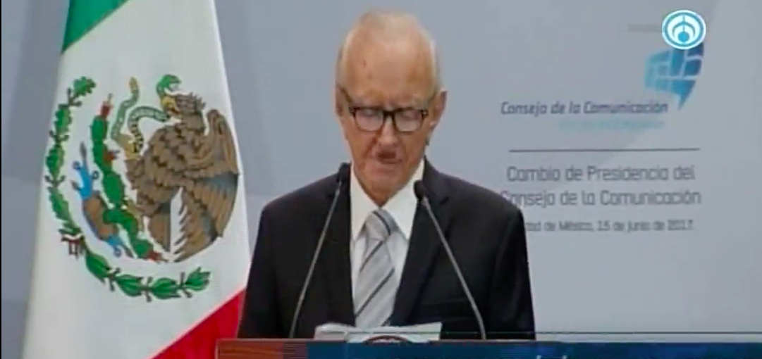 Crónica de la Ceremonia del  Premio Nacional de la Comunicación a Don Rogerio Azcárraga