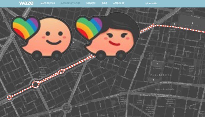 Google Maps y Waze se unen a la marcha por el orgullo gay - DDGTPDEUIAEwwnY