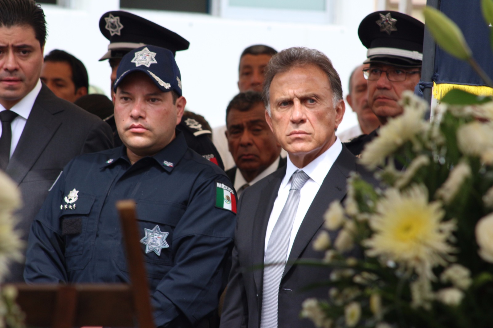 Dan último adiós a comisario de la Policía Federal en Veracruz - HOMENAJE-VERACRUZ-5