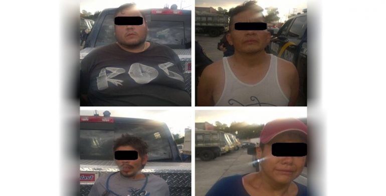 Detienen a cuatro por robo en la Venustiano Carranza - Imputadossss-770x392