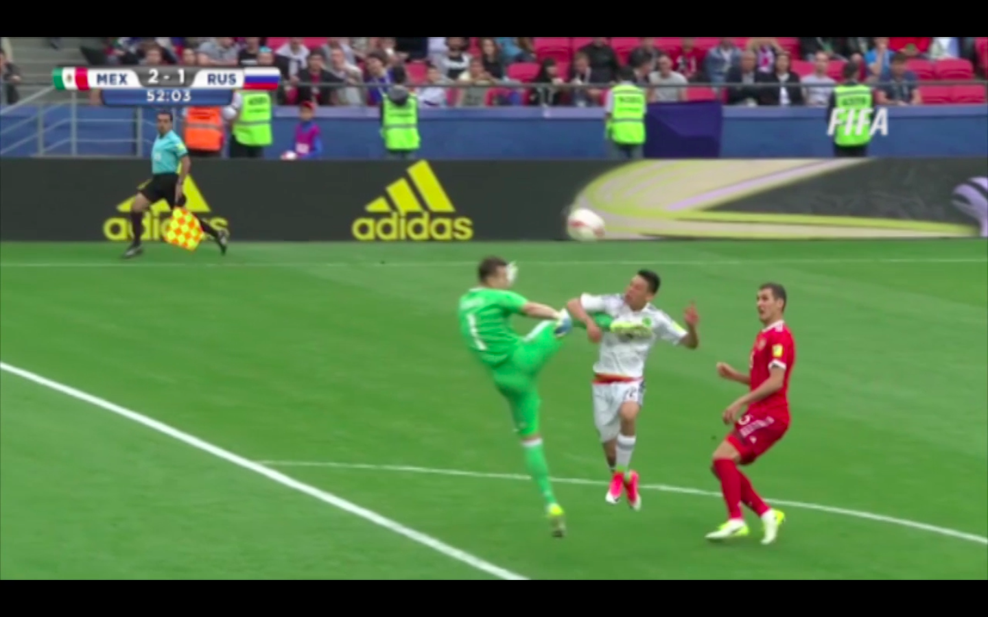 Así se vivió el México vs. Rusia en la Confederaciones