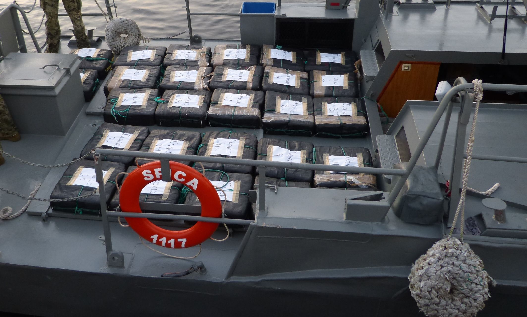 Aseguran casi 600 kilos de cocaína en Puerto Chiapas