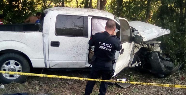 Accidente deja seis muertos en Tabasco