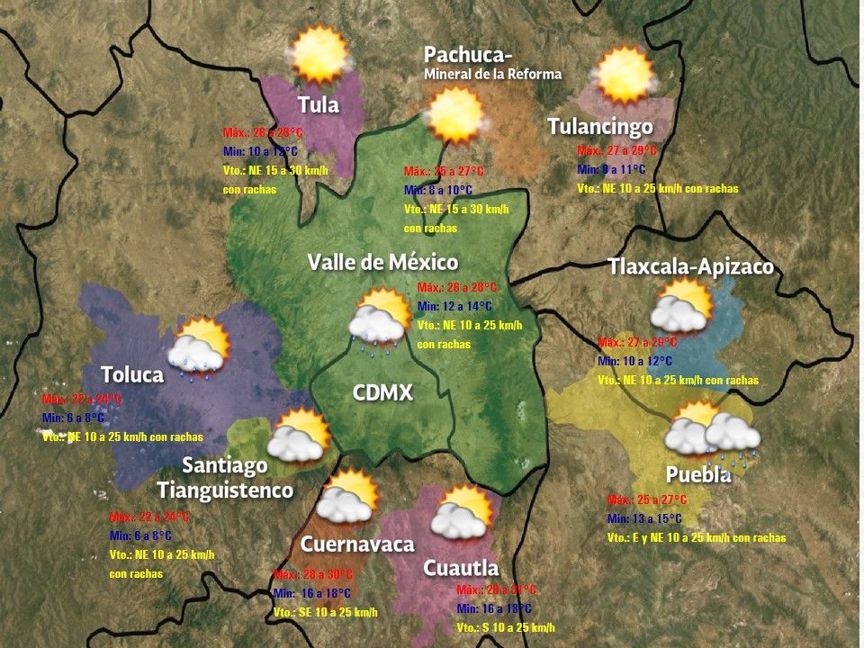 Continuarán las tormentas fuertes en el sur y sureste del país - VDM-2006