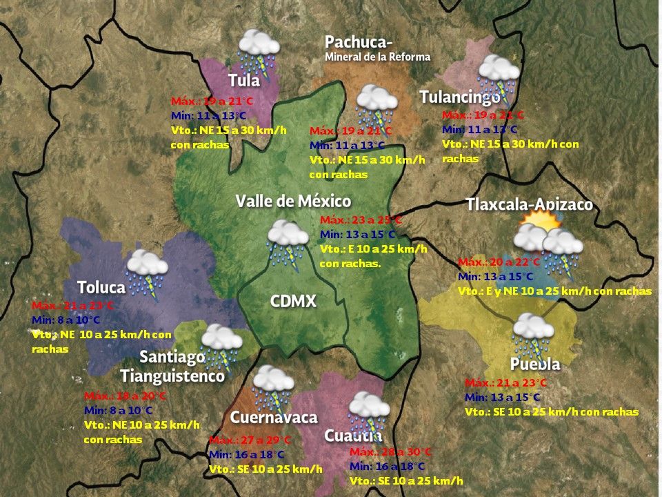 Prevalece el potencial de tormentas en gran parte del país - VDM-2606