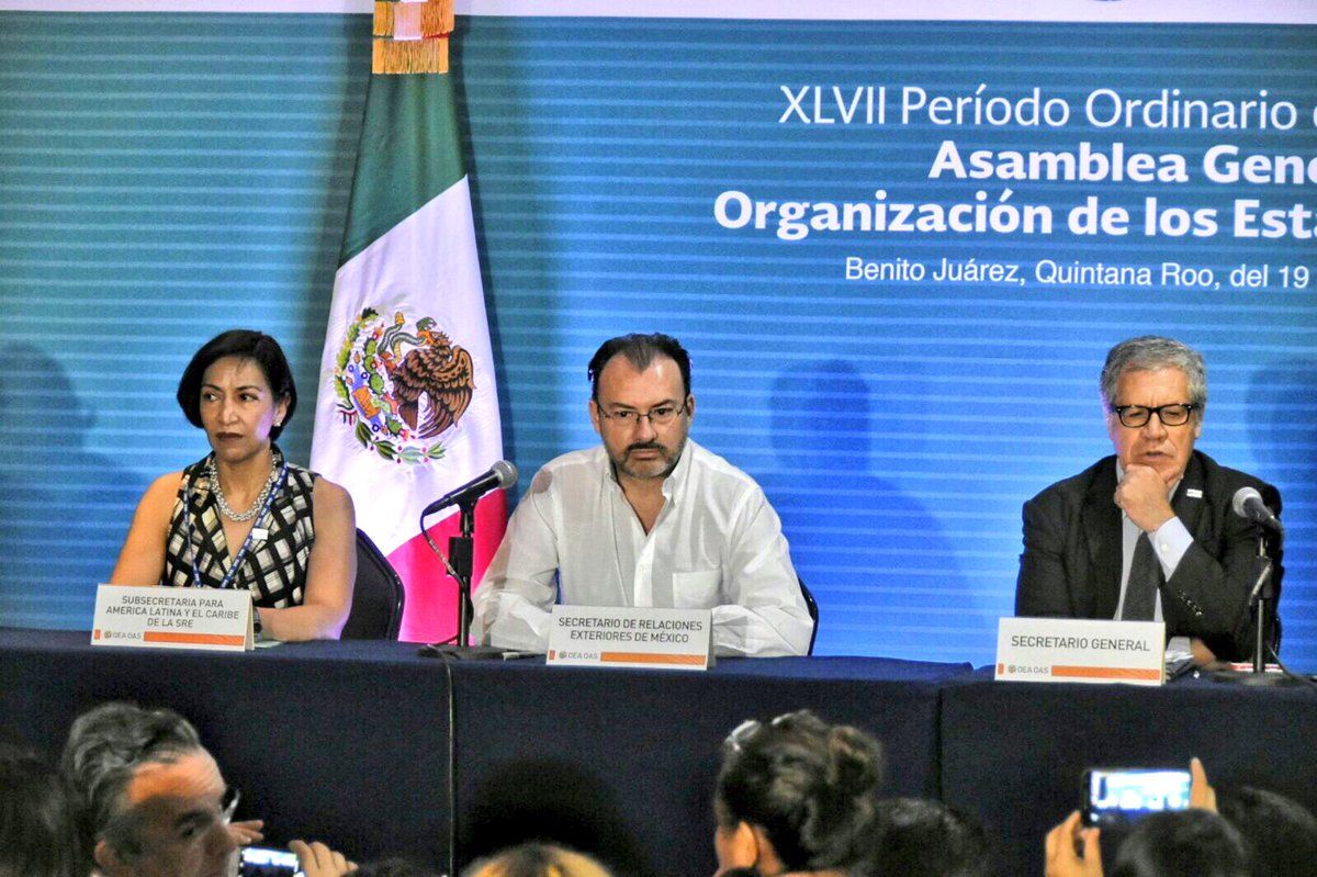 México apoyará cualquier esfuerzo para resolver la crisis en Venezuela: Videgaray México apoyará cualquier esfuerzo para resolver la crisis en Venezuela: Videgaray