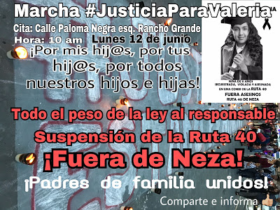 'Autoridades son responsables del asesinato de mi hija': Madre de Valeria - Valeria