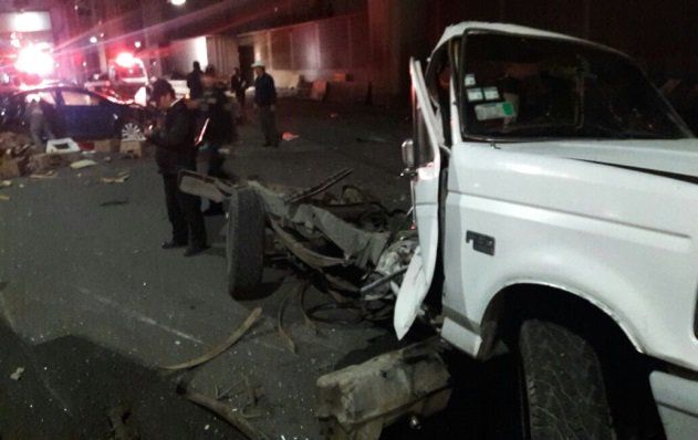 Tráiler sin frenos choca en la Autopista México-Puebla y deja cinco heridos - accidente-mexico-puebla-pf