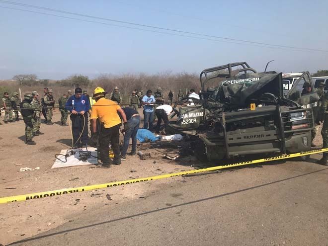 Mueren dos militares en accidente en Sinaloa - accidente-militar