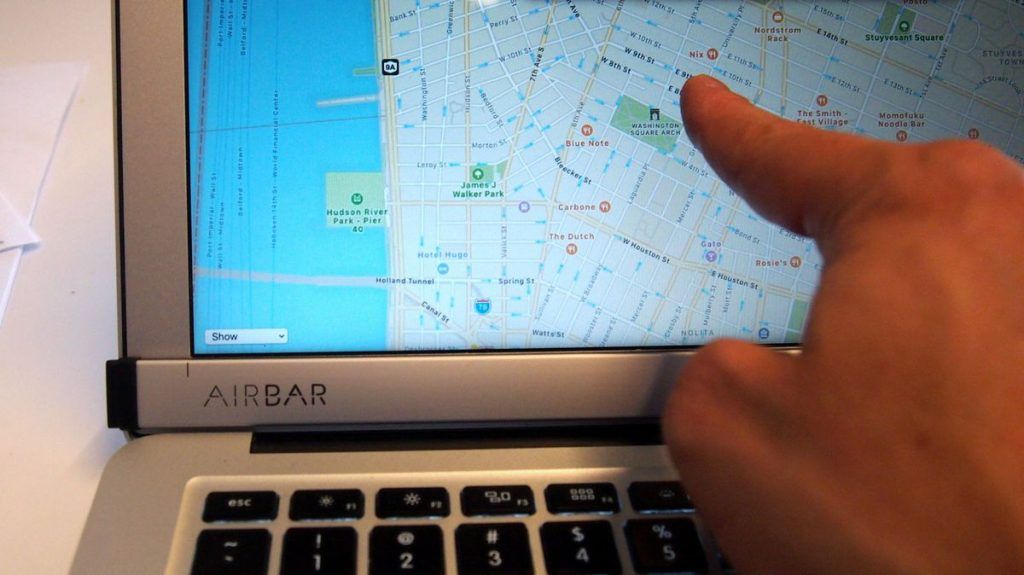 La herramienta que permite convertir una Mac en un dispositivo touch - air-bar-1024x575