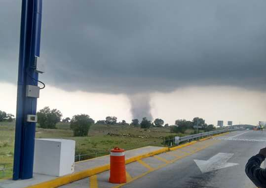 VIDEO: tornado sorprende en el Arco Norte