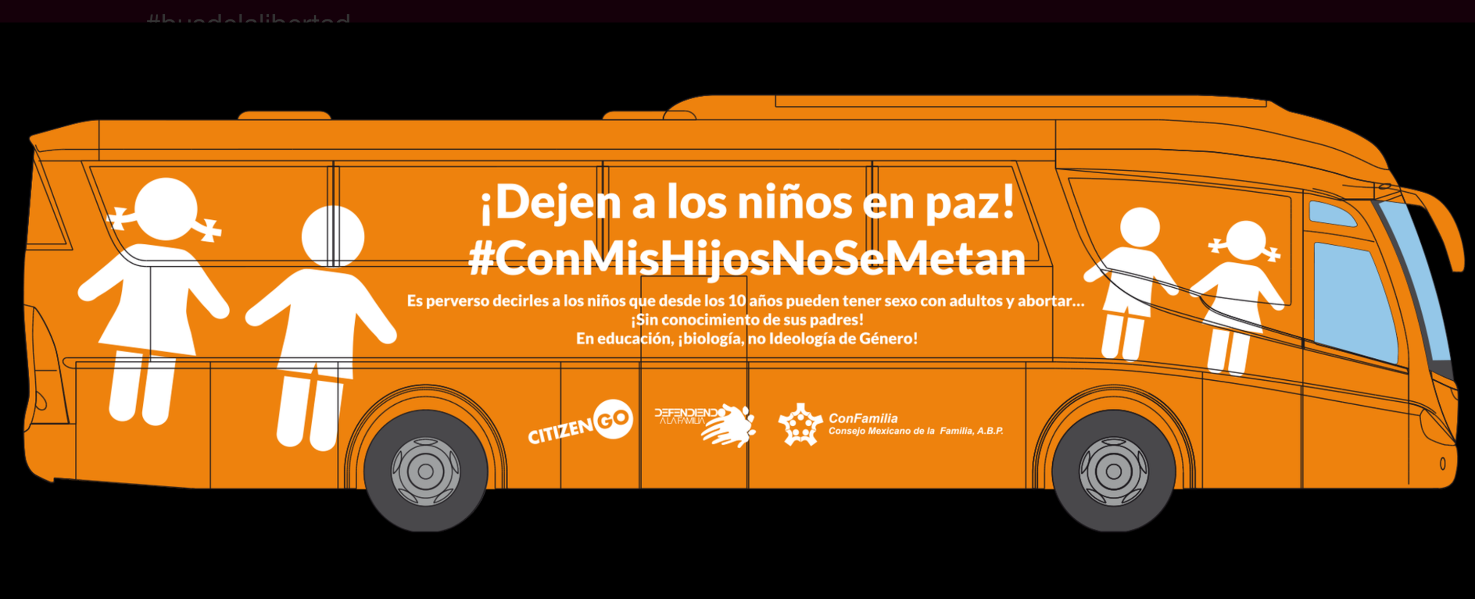 Llegó a México el #busdelalibertad - autobúsok