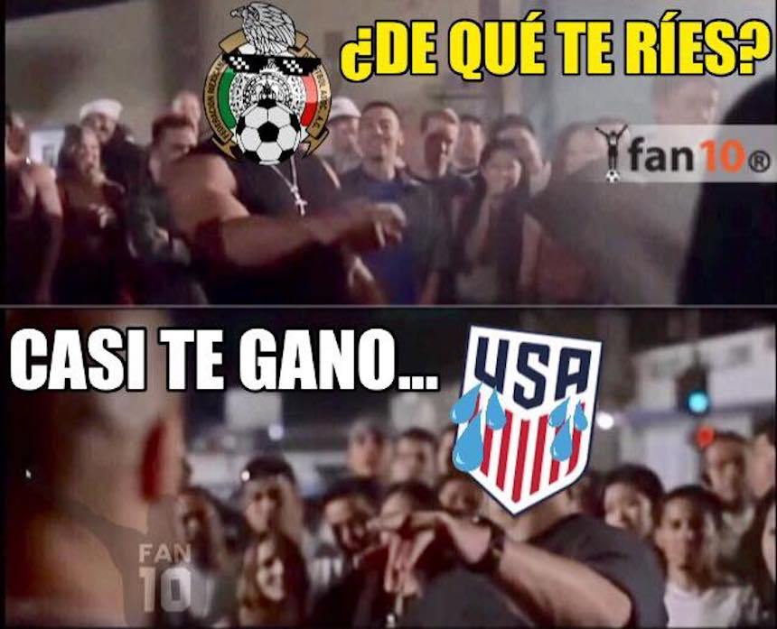 Los mejores memes del México vs Estados Unidos - casi-te-gano-eua