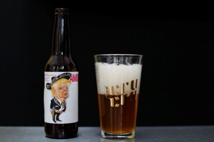 Cerveza hecha por socios mexicanos y estadounidenses se burla de Trump - cerveza-trump