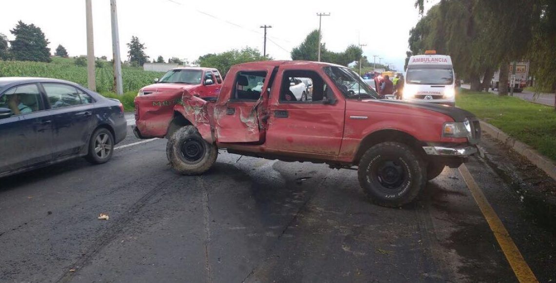 Choque en la Toluca-Tenango deja cinco heridos
