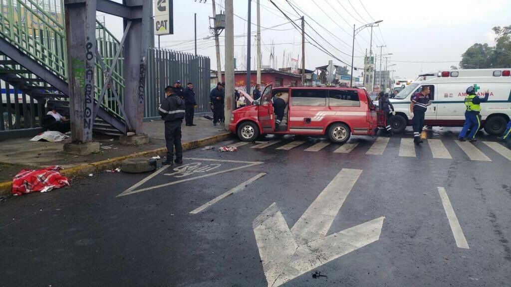 Muere niña tras choque en Iztapalapa