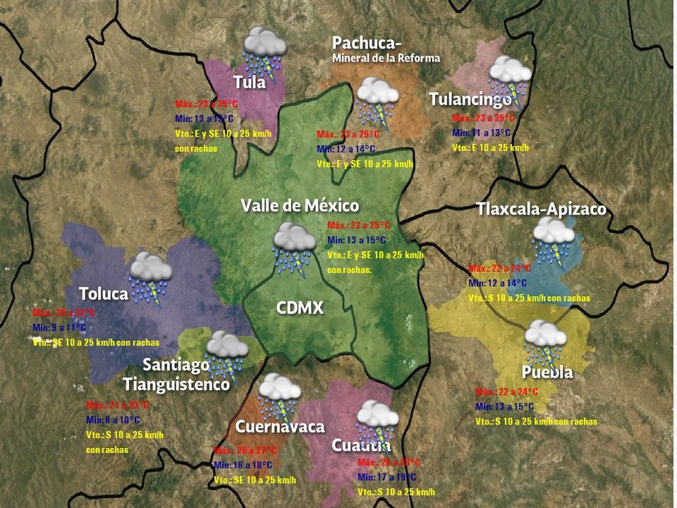 Pronostican más tormentas en la Ciudad de México - clima-30-jun-cdmx