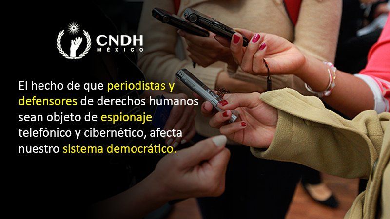 CNDH investigará presunto espionaje a periodistas - cndh-espionaje