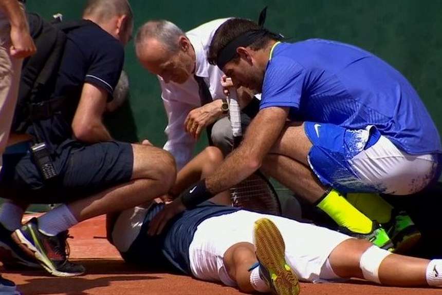 #Video Juan Martín del Potro consuela a Almagro