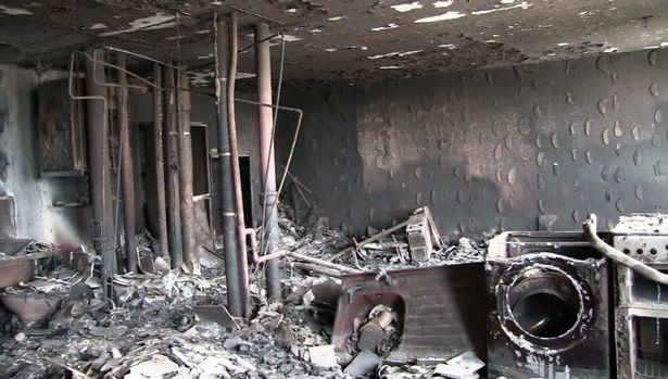 Imágenes de la destrucción tras incendio en edificio de Londres