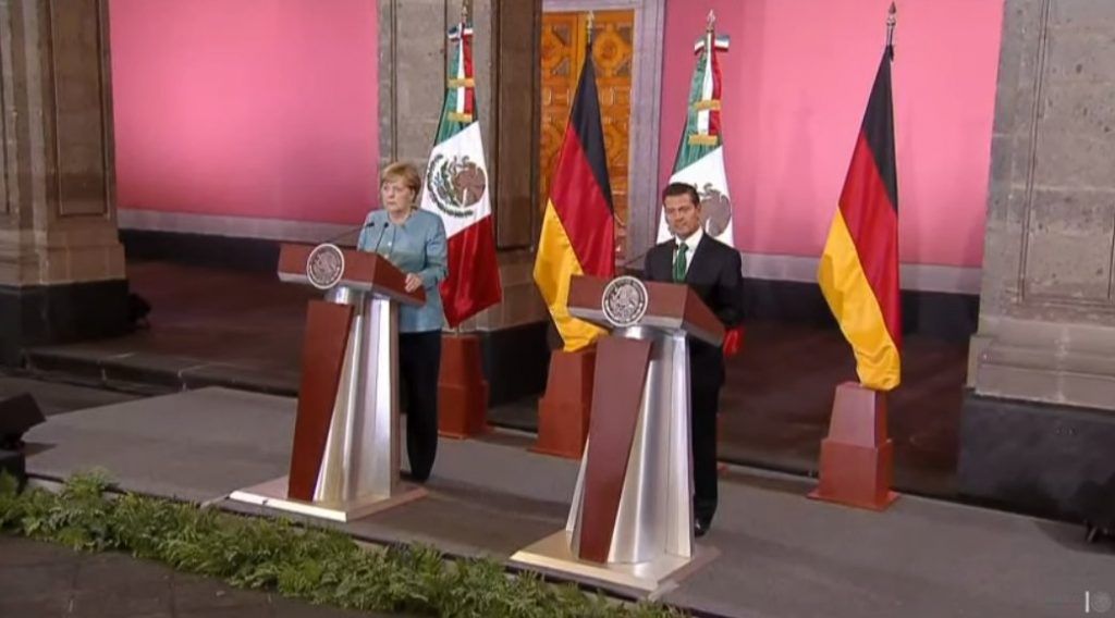 La relación bilateral se encuentra en el mejor punto: Merkel - epn-merkel-1024x568