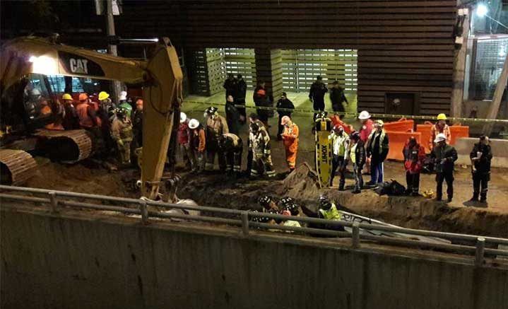 Muere trabajador tras derrumbe en Álvaro Obregón