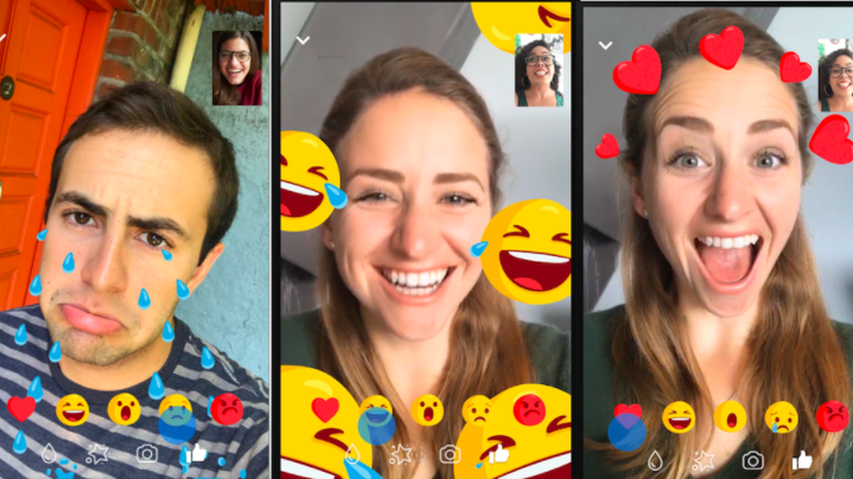 Facebook Messenger lanza filtros con emociones a las videollamadas