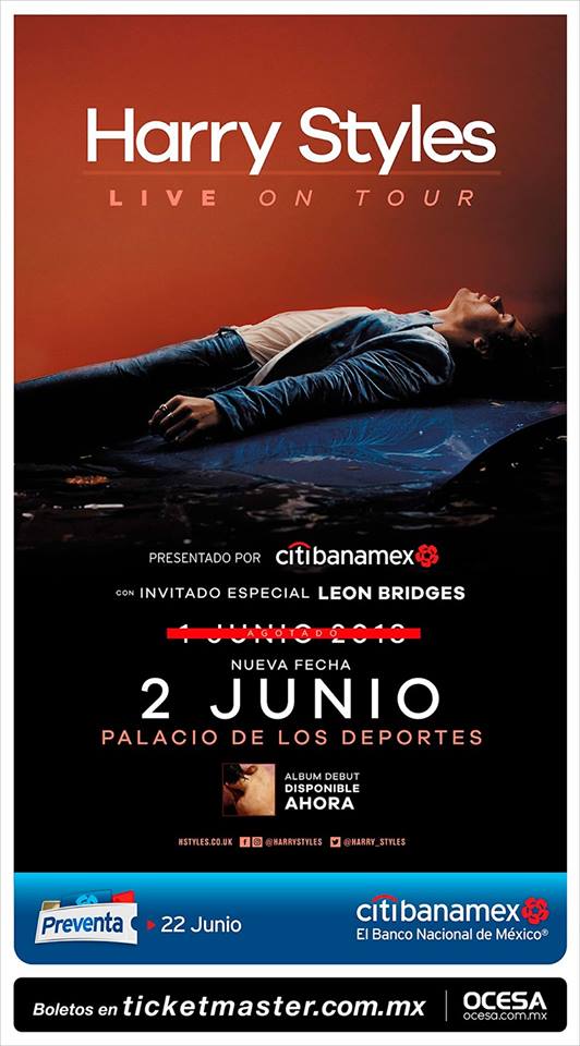 Harry Styles anuncia nueva fecha en México - harry-styles