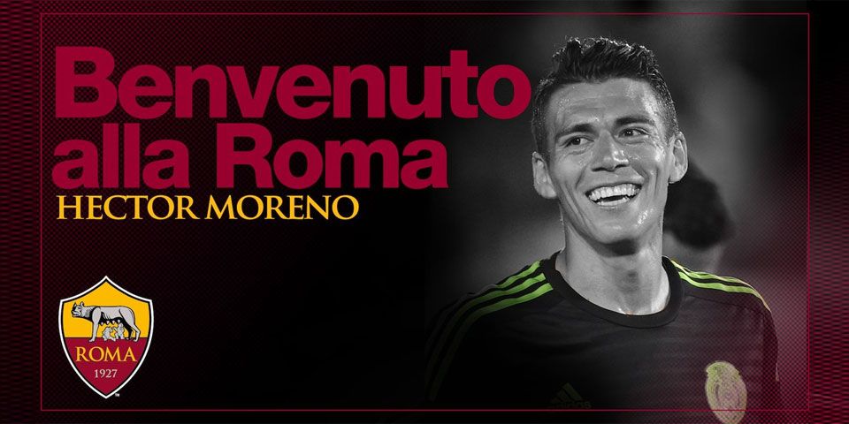 Héctor Moreno firma con la Roma