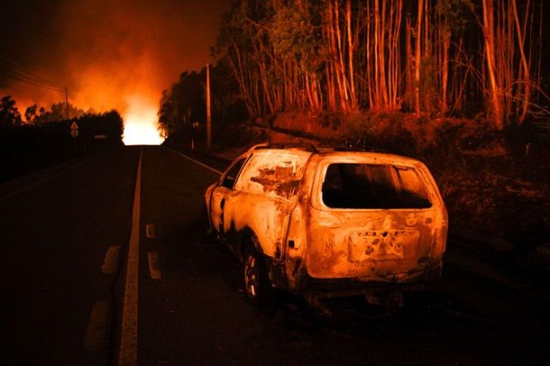 Al menos 62 muertos por incendios forestales en Portugal - incendio-portugal-4