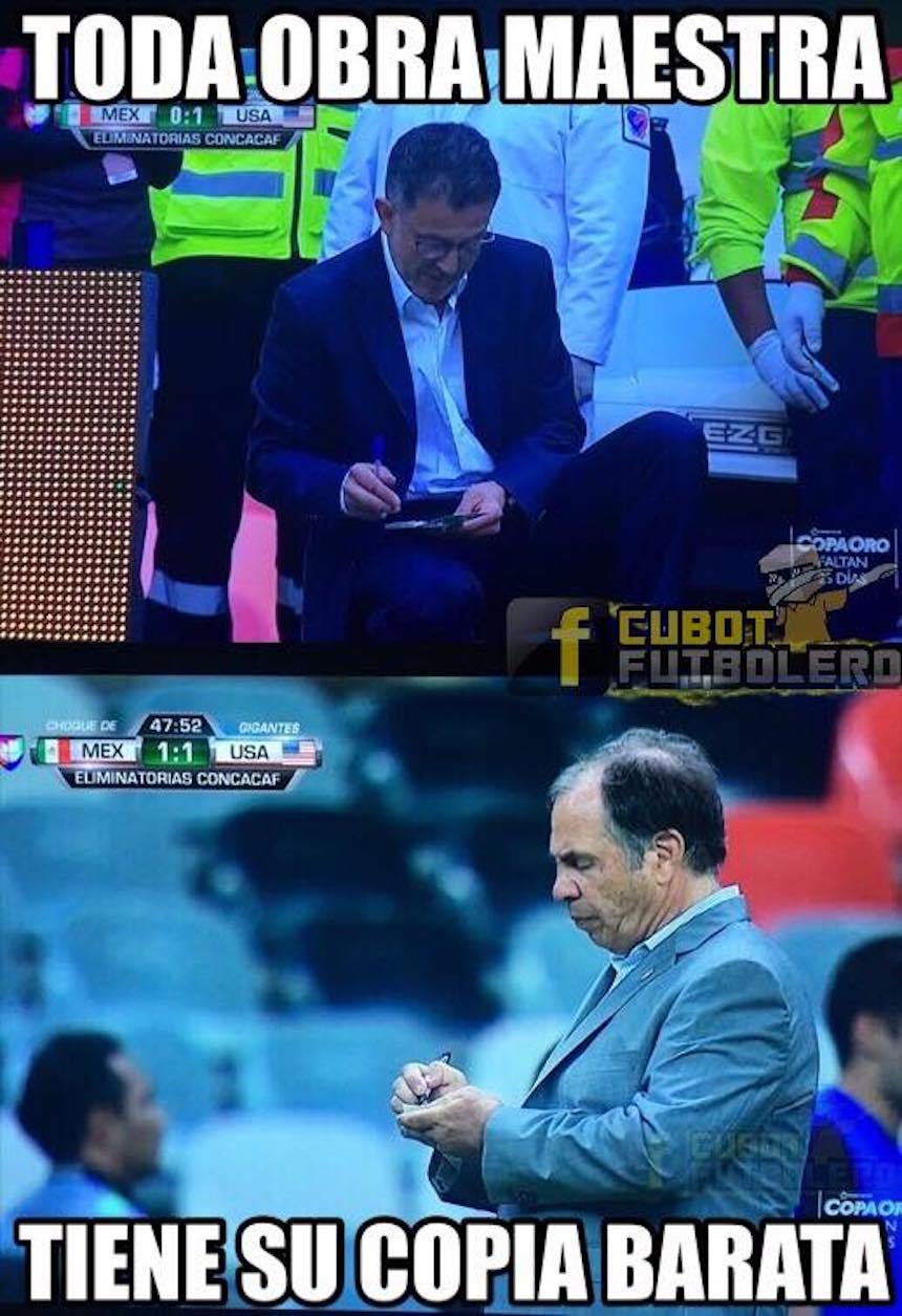 Los mejores memes del México vs Estados Unidos - juan-carlos-osorio-bruce-arena