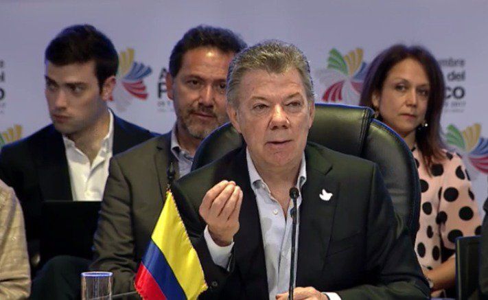 Inicia la Cumbre Alianza del Pacífico Cali 2017 - juan-manuel-santos